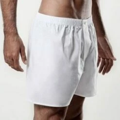 Negozio online Biancheria Intima Italia -Negozio online Biancheria Intima Italia boxer uomo firenze fil fil bianco di lato