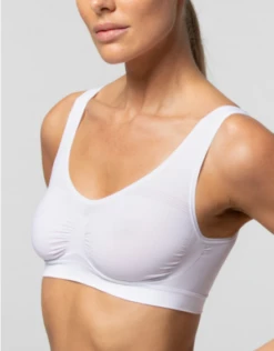 Brassiere Spalla Larga Microfibra Seamless Pompea