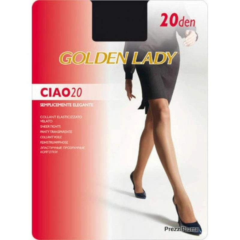 Collant Velato Elasticizzato 20 Den GoldenLady Ciao 20 1 Collant Velato Elasticizzato 20 Den GoldenLady Ciao 20