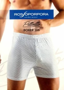 Boxer Uomo 100% Cotone Pettinato Rossoporpora Art.205