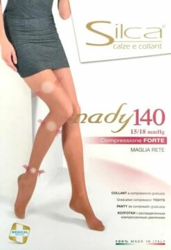 Collant Donna Compressione Graduata Riposanti COFORMATE XL Silca Nady 140