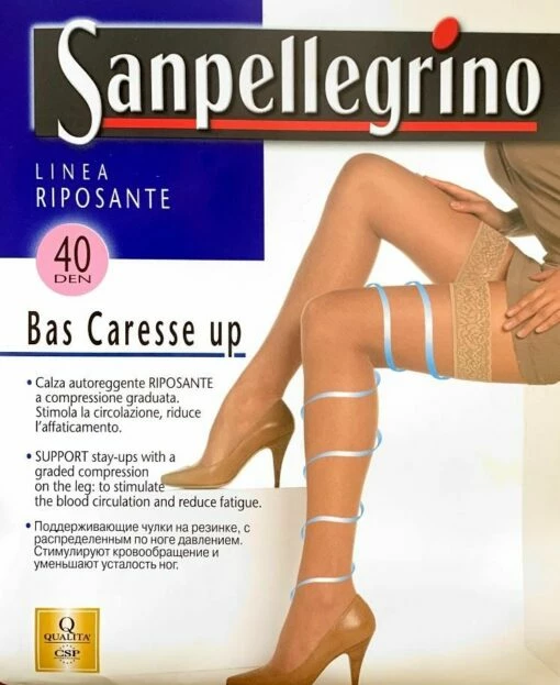 Calza Autoreggente Riposante Caresse UP 40 Den -Negozio online Biancheria Intima Italia thumbnail photo 2019 10 07 14 57 28