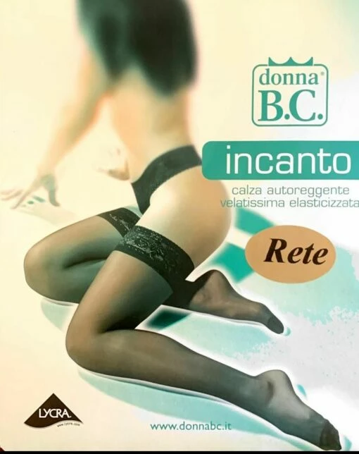 Calza Autoreggente Rete Pescatore Donna B.C. Incanto -Negozio online Biancheria Intima Italia thumbnail photo 2019 10 08 11 17 40